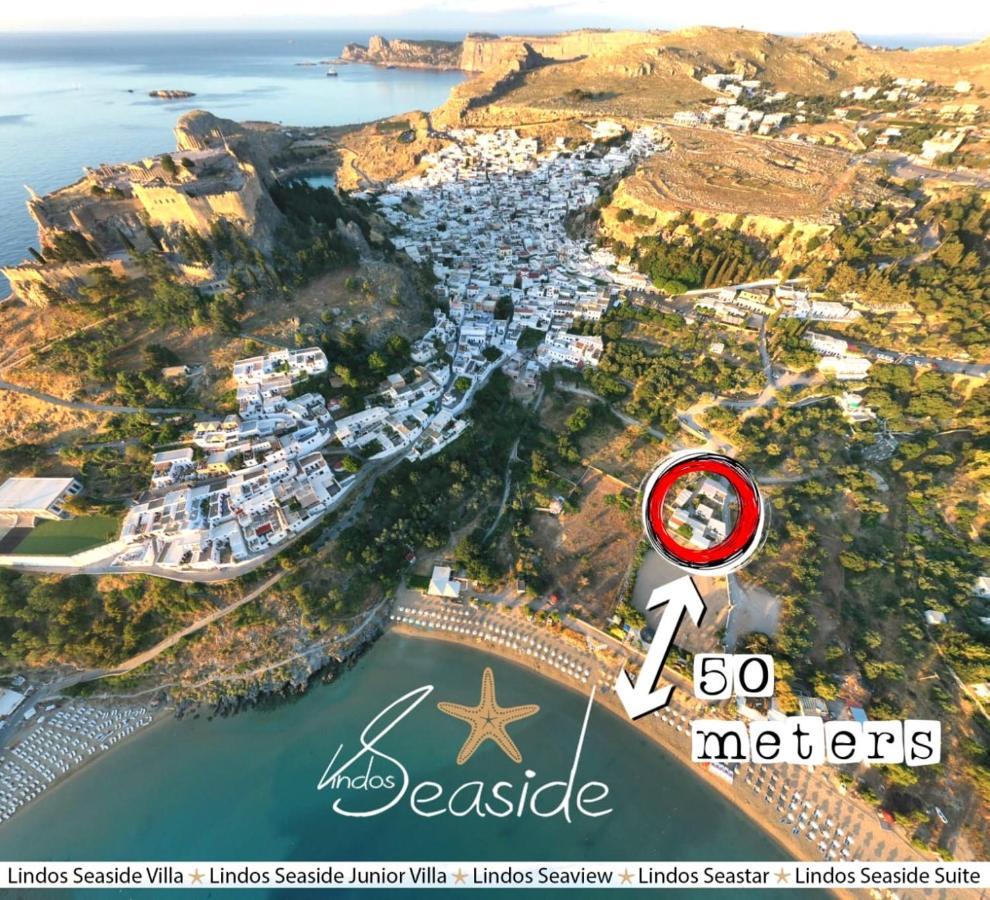 Lindos Seaview Apartment エクステリア 写真